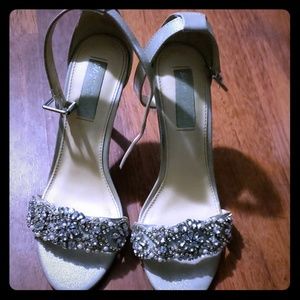 Betsey Johnson silver shoes